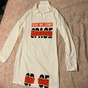 dress, material is soft .